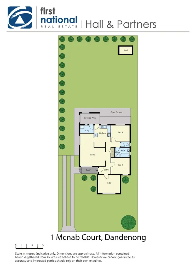 Floorplan of Homely house listing, 1 McNab Court, Dandenong VIC 3175