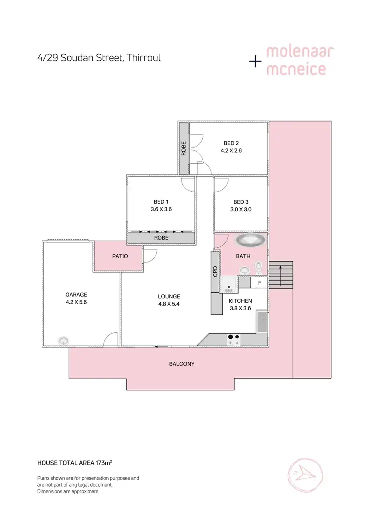 Floorplan of Homely villa listing, 4/29 Soudan Street, Thirroul NSW 2515