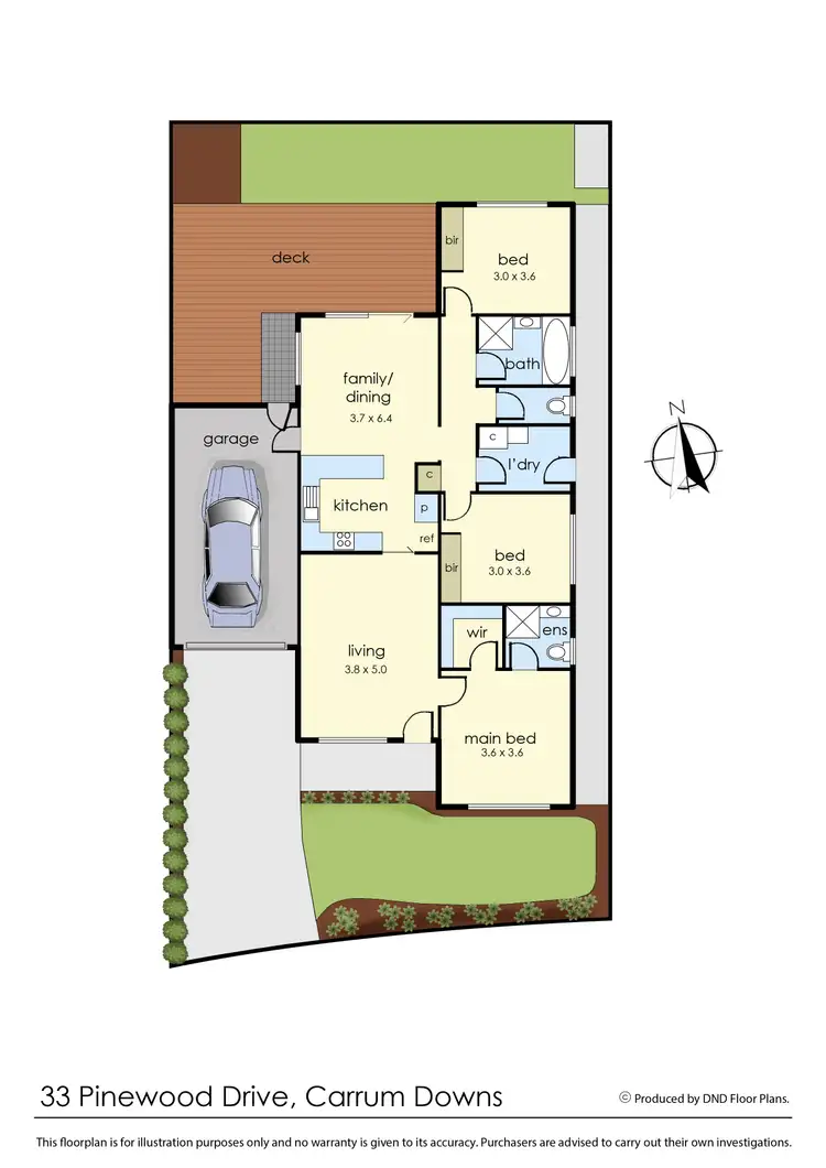 Floorplan of Homely house listing, 33 Pinewood Drive, Carrum Downs VIC 3201
