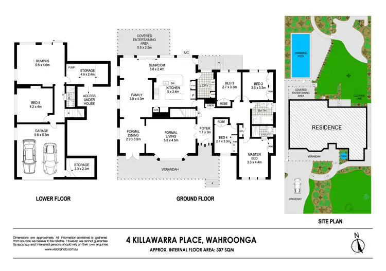 Floorplan of Homely house listing, 4 Killawarra Place, Wahroonga NSW 2076