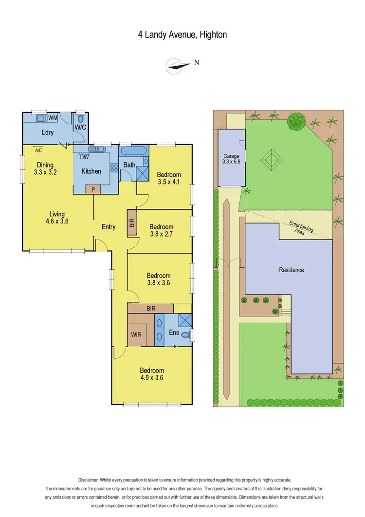 Floorplan of Homely house listing, 4 Landy Avenue, Highton VIC 3216