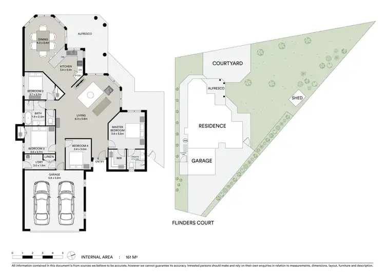 Floorplan of Homely house listing, 3 Flinders Court, Lammermoor QLD 4703