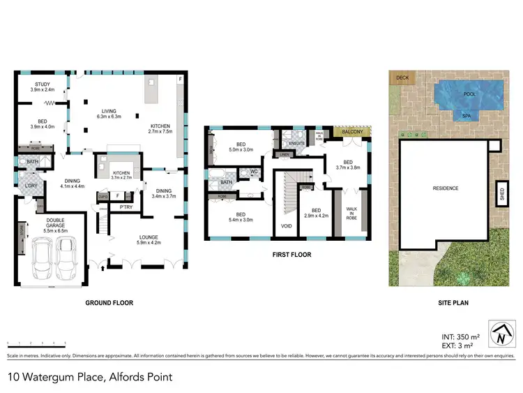 Floorplan of Homely house listing, 10 Watergum Place, Alfords Point NSW 2234