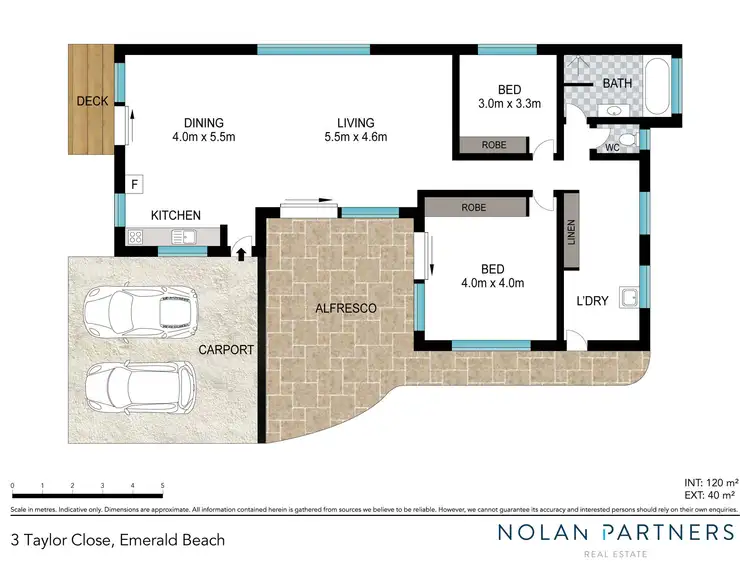 Floorplan of Homely house listing, 3 Taylor Close, Emerald Beach NSW 2456