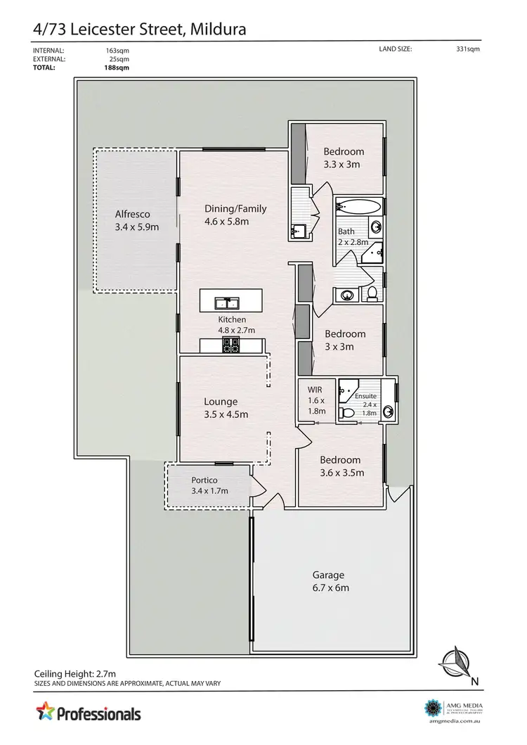 Floorplan of Homely villa listing, 4/73 Leicester Street, Mildura VIC 3500