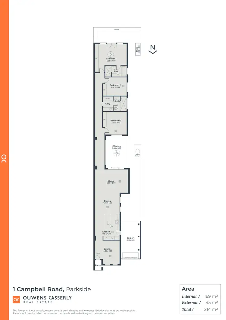 Floorplan of Homely house listing, 1 Campbell Road, Parkside SA 5063