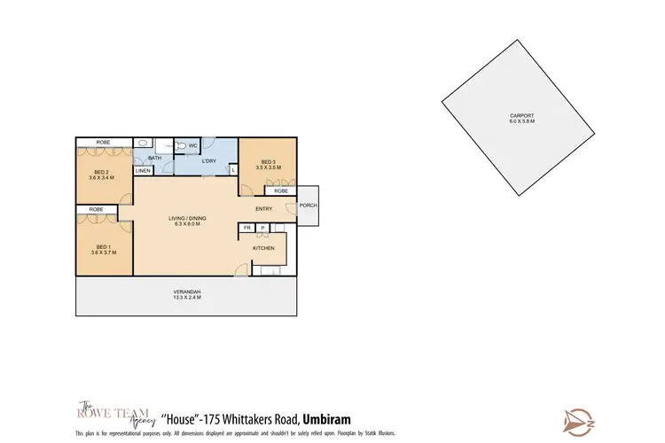 Floorplan of Homely rural property listing, Level 175 Whittaker Road, Umbiram QLD 4352