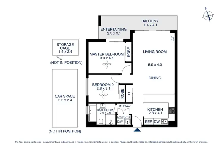 Floorplan of Homely unit listing, 305/8c Myrtle Street, Prospect NSW 2148
