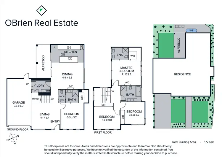 Floorplan of Homely townhouse listing, 1/62 Wilson Street, Cheltenham VIC 3192