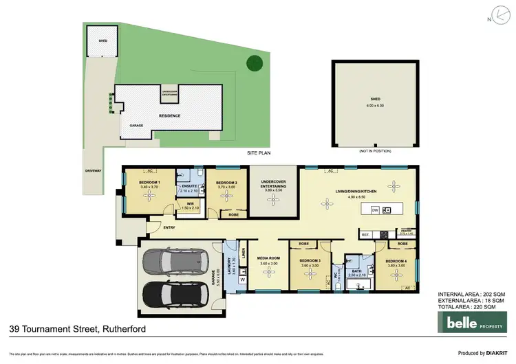 Floorplan of Homely house listing, 39 Tournament Street, Rutherford NSW 2320