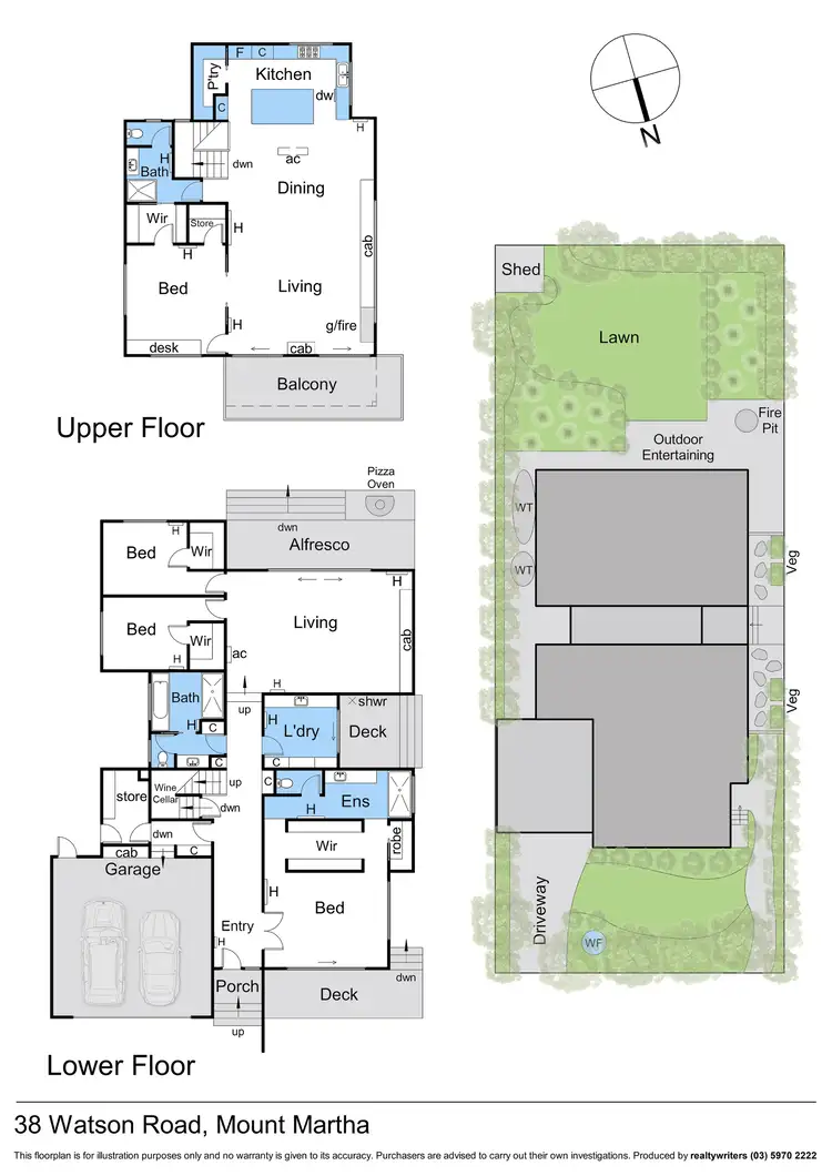 Floorplan of Homely house listing, 38 Watson Road, Mount Martha VIC 3934