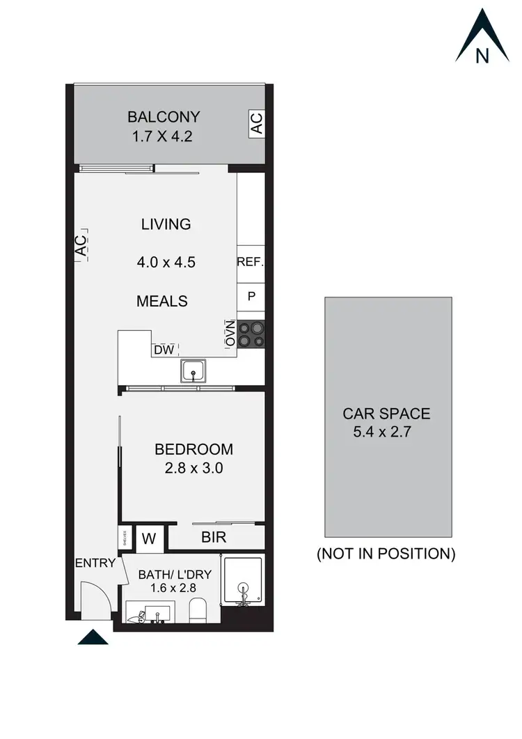 Floorplan of Homely apartment listing, 103/183 Bridge Road, Richmond VIC 3121