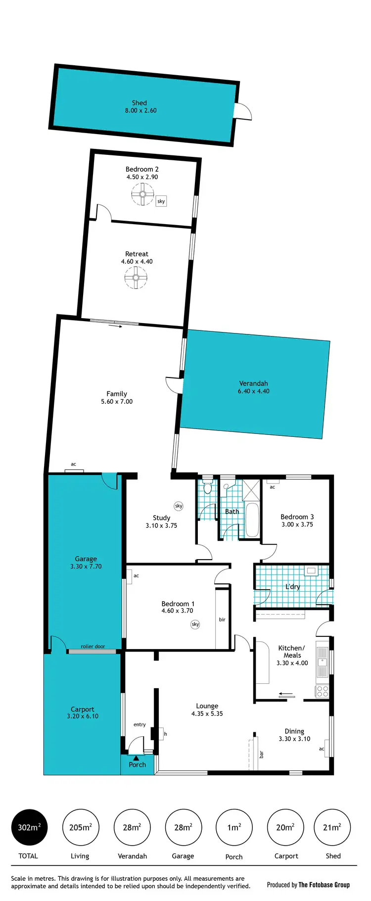 Floorplan of Homely house listing, 76 Shannon Avenue, Glenelg North SA 5045