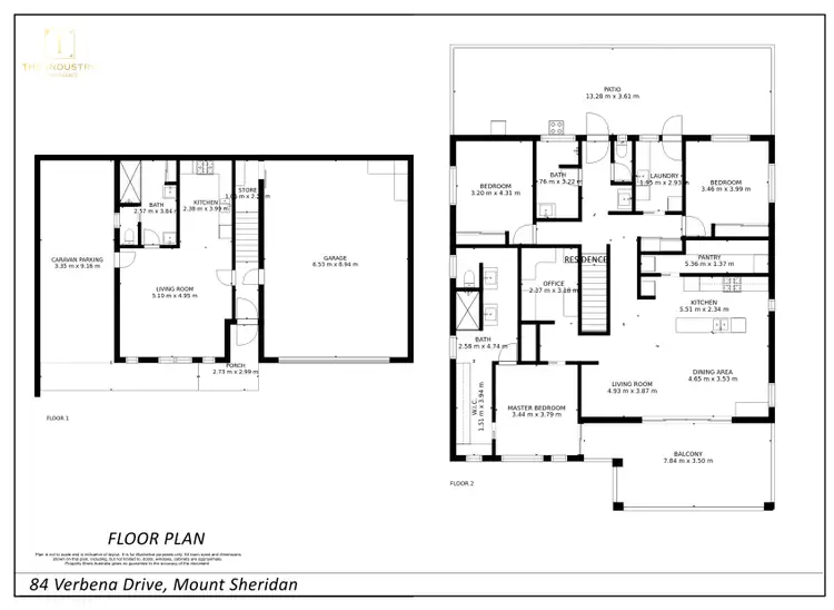 Floorplan of Homely house listing, 84 Verbena Drive, Mount Sheridan QLD 4868
