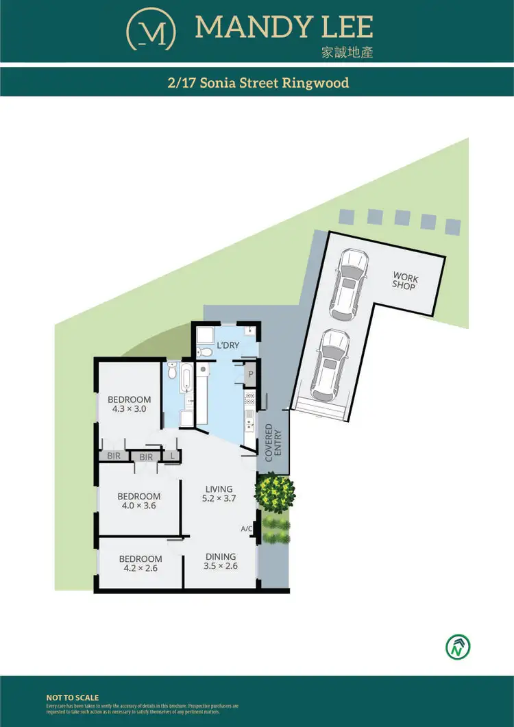 Floorplan of Homely unit listing, 2/17 Sonia Street, Ringwood VIC 3134