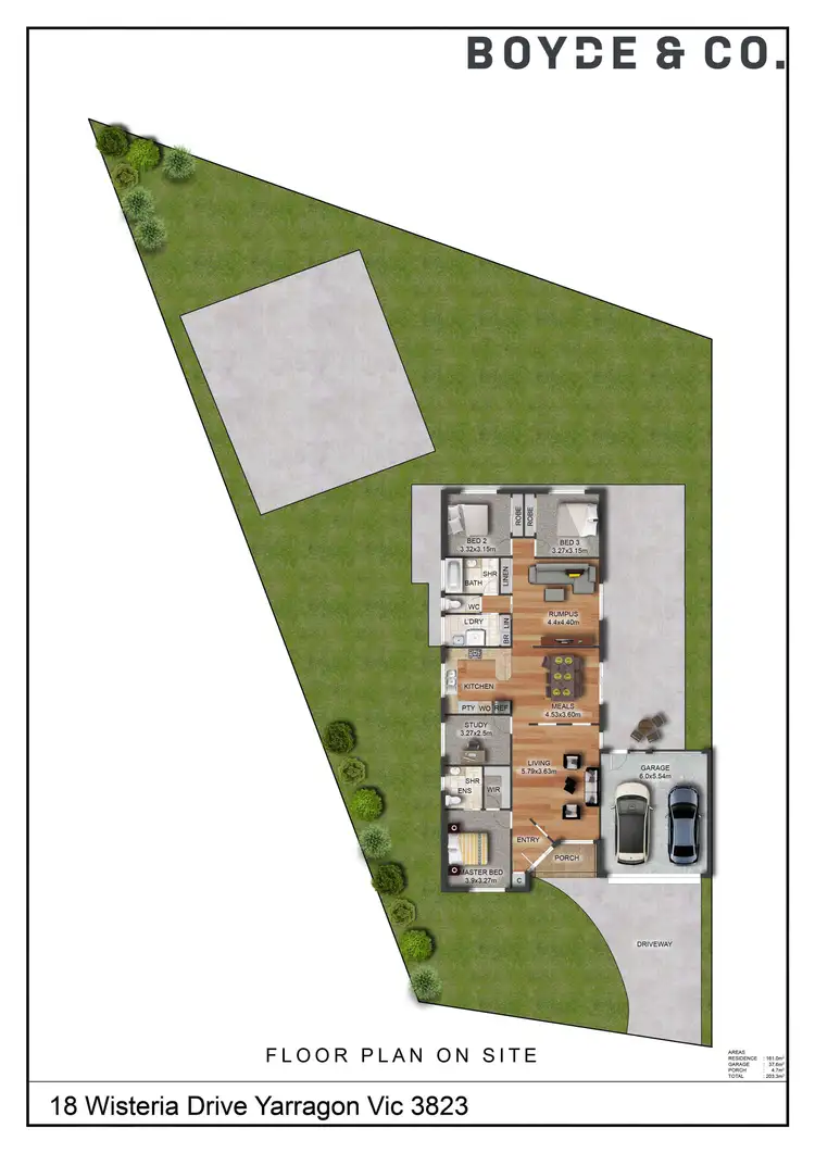 Floorplan of Homely house listing, 18 Wisteria Drive, Yarragon VIC 3823