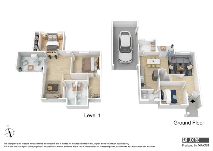 Floorplan of Homely townhouse listing, 2/1-3 Hosken Street, Springvale South VIC 3172