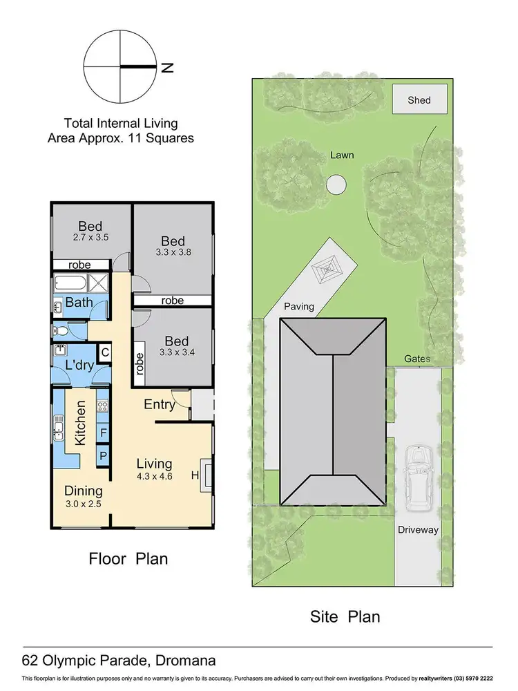 Floorplan of Homely house listing, 62 Olympic Parade, Dromana VIC 3936