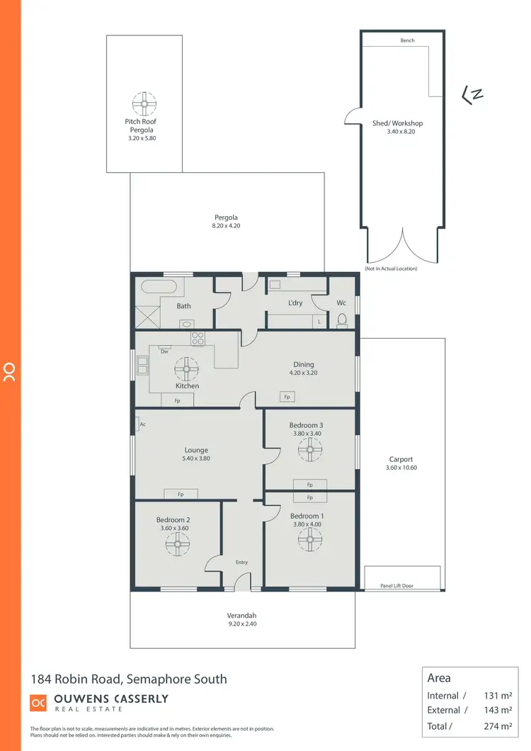 Floorplan of Homely house listing, 184 Robin Road, Semaphore South SA 5019