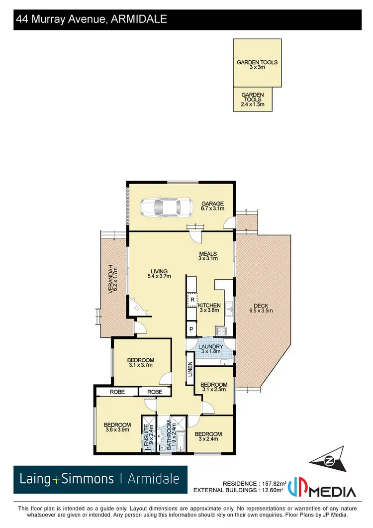 Floorplan of Homely house listing, 44 Murray Avenue, Armidale NSW 2350