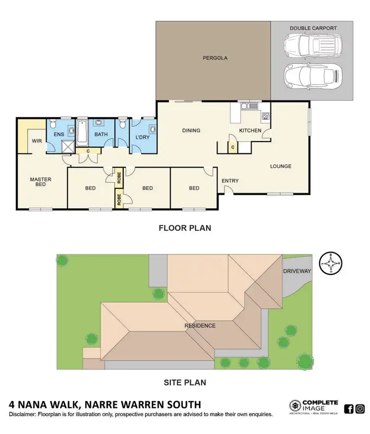 Floorplan of Homely house listing, 4 Nana Walk, Narre Warren South VIC 3805