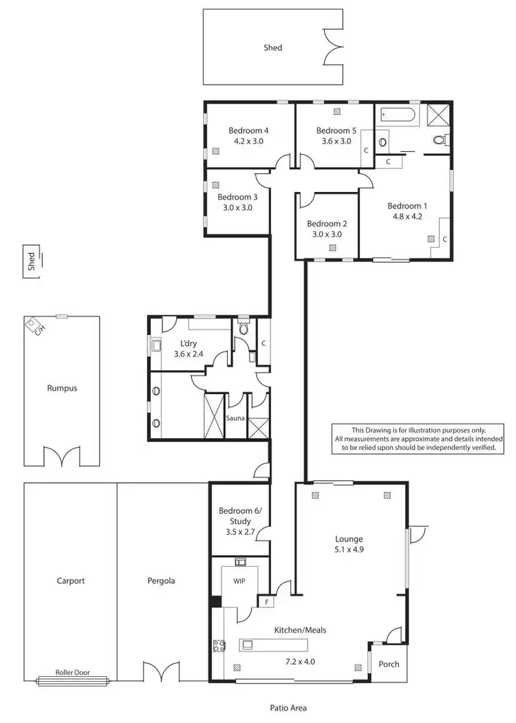 Floorplan of Homely house listing, 2a Rossiters Road, Moonta Bay SA 5558