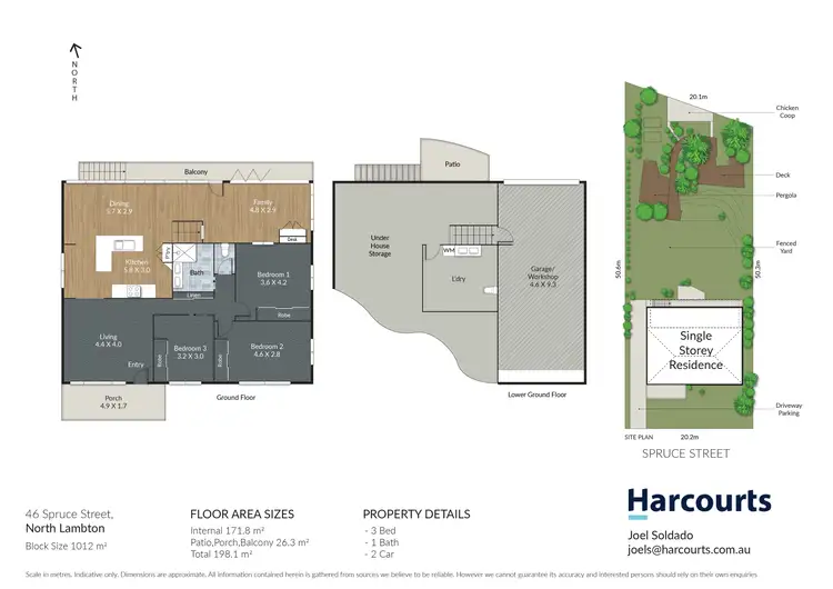 Floorplan of Homely house listing, 46 Spruce Street, North Lambton NSW 2299