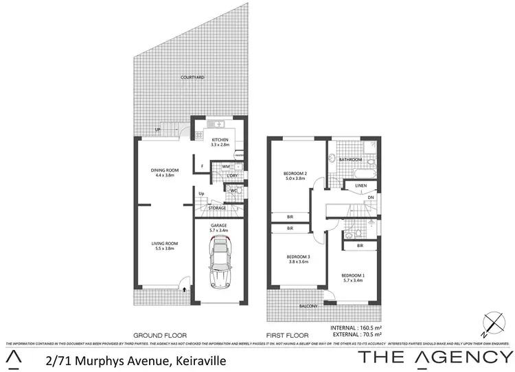 Floorplan of Homely townhouse listing, 2/71 Murphys Avenue, Keiraville NSW 2500