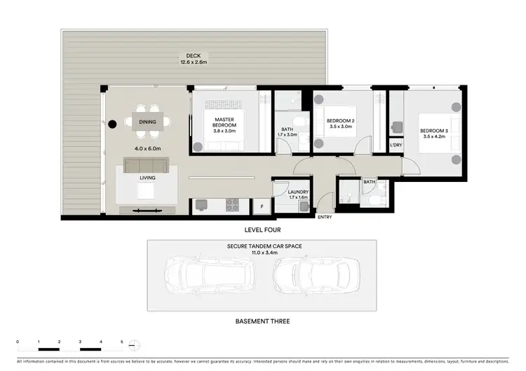 Floorplan of Homely apartment listing, 404/11 Chandos Street, St Leonards NSW 2065