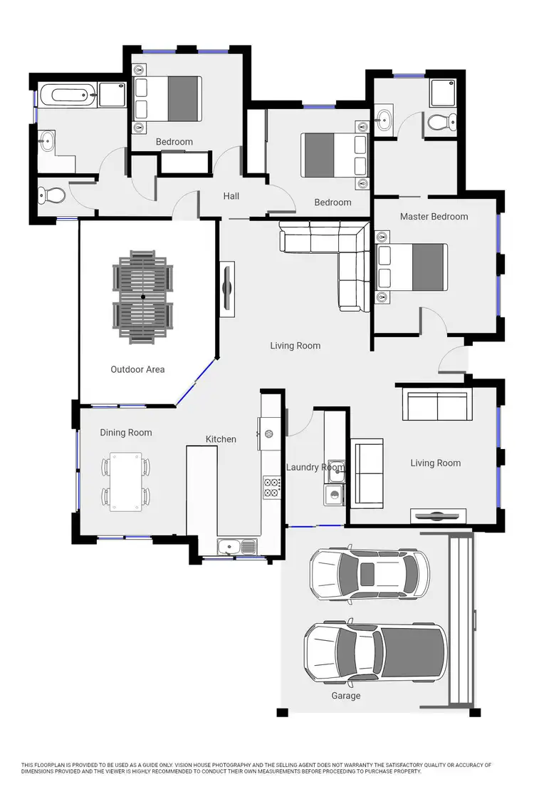 Floorplan of Homely house listing, 7 Ularara Drive, Mildura VIC 3500