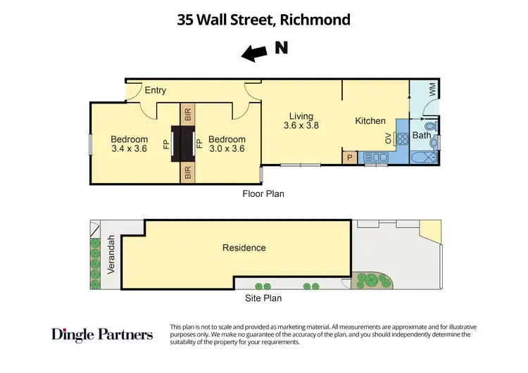 Floorplan of Homely house listing, 35 Wall Street, Richmond VIC 3121