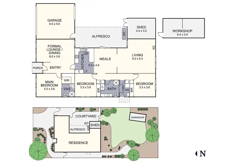 Floorplan of Homely house listing, 34 Farnham Road, Healesville VIC 3777