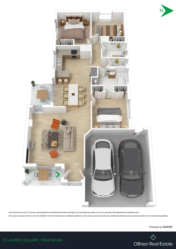 Floorplan of Homely house listing, 9 Lauren Square, Pakenham VIC 3810