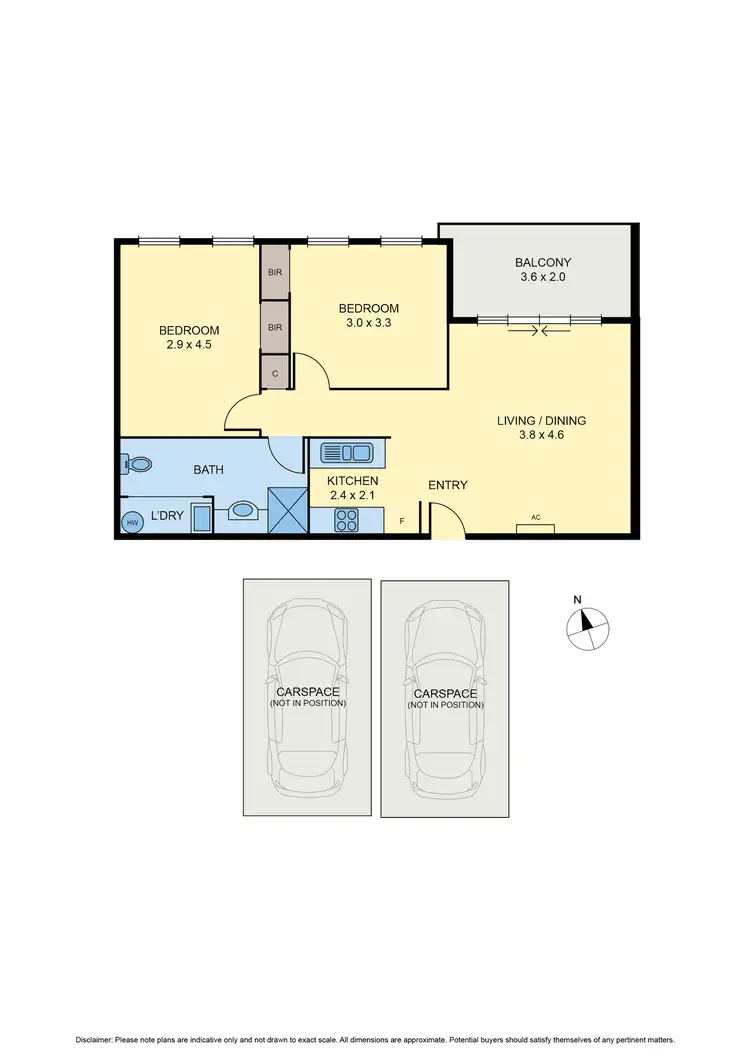 Floorplan of Homely apartment listing, 28/17-21 Blackwood Street, North Melbourne VIC 3051