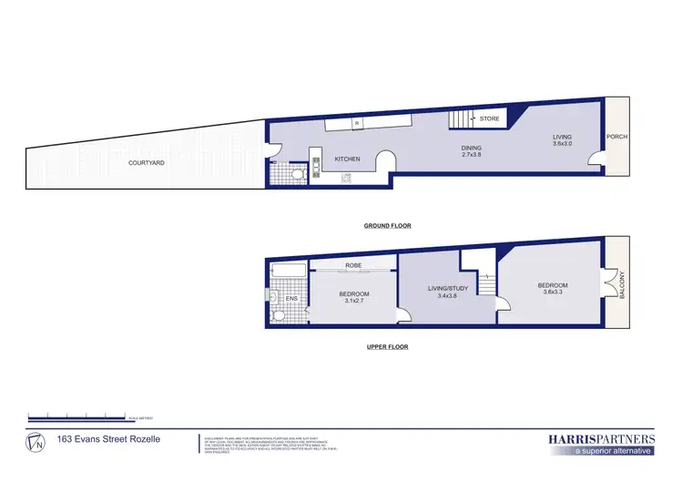 Floorplan of Homely house listing, 163 Evans Street, Rozelle NSW 2039