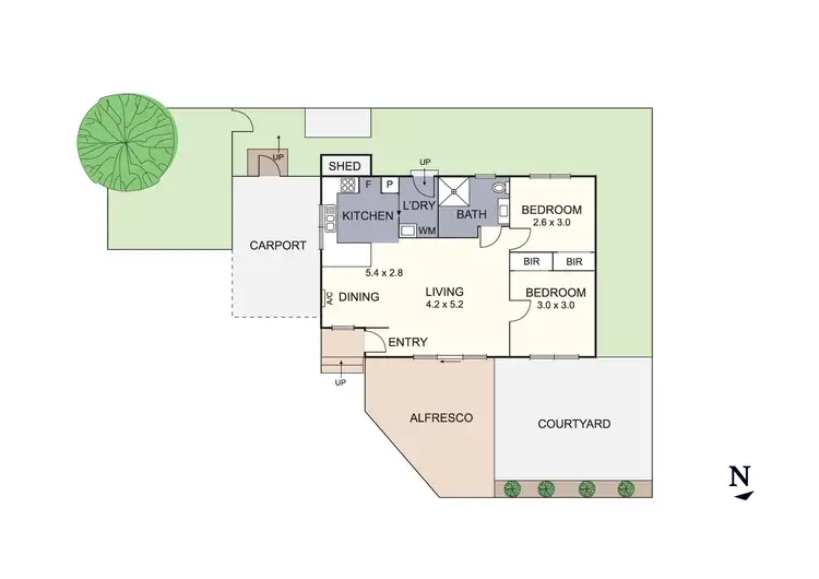 Floorplan of Homely unit listing, 3/18 Beresford Road, Lilydale VIC 3140