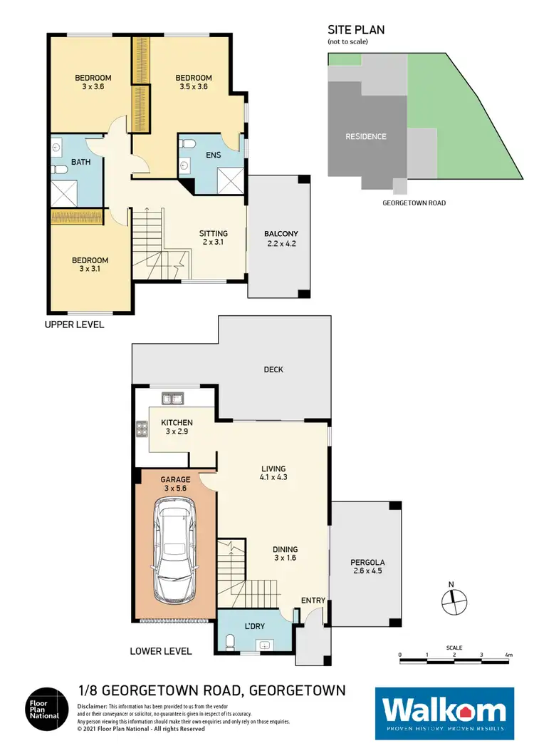Floorplan of Homely townhouse listing, 1/8 Georgetown Road, Georgetown NSW 2298