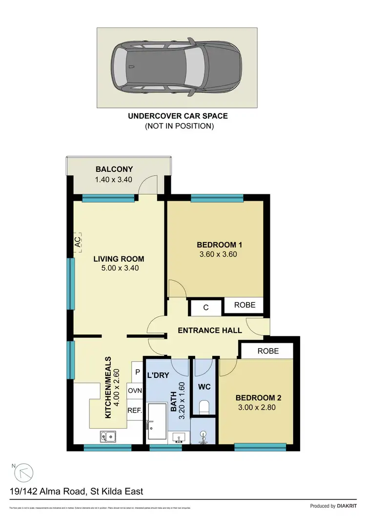 Floorplan of Homely apartment listing, 19/142 Alma Road, St Kilda East VIC 3183
