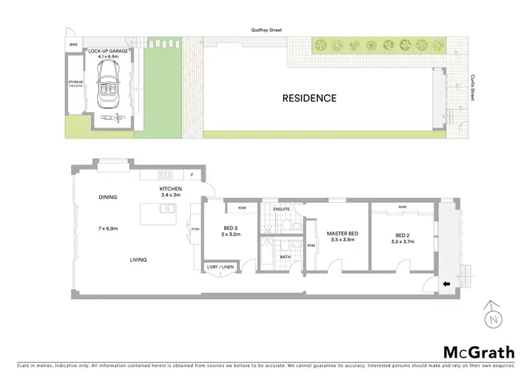 Floorplan of Homely house listing, 1 Curtis Street, Banksia NSW 2216