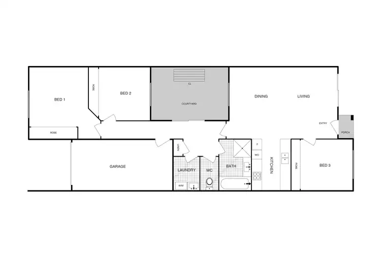 Floorplan of Homely house listing, 228 Kerrigan Street, Dunlop ACT 2615