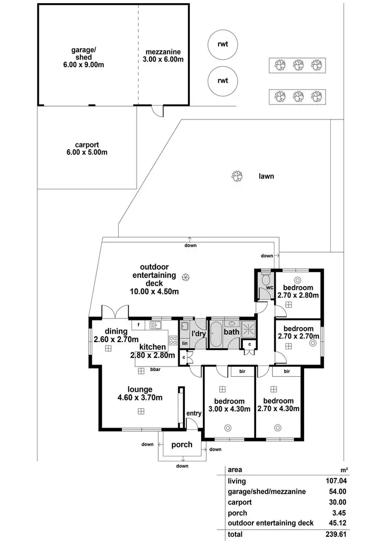 Floorplan of Homely house listing, 14 Flinders Avenue, Seaford SA 5169