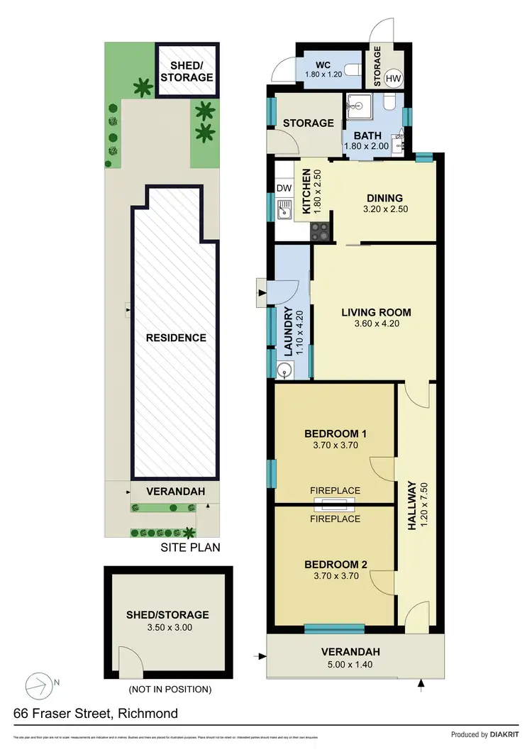 Floorplan of Homely house listing, 66 Fraser Street, Richmond VIC 3121