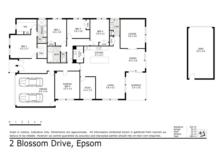Floorplan of Homely house listing, 2 Blossom Drive, Jackass Flat VIC 3556
