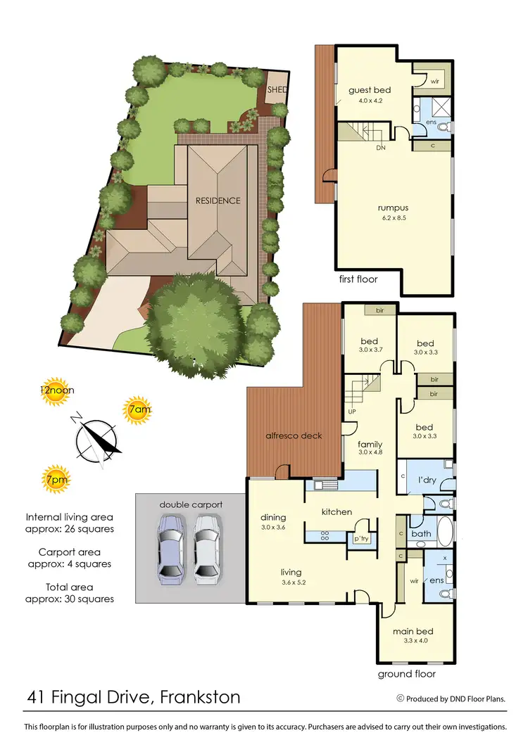 Floorplan of Homely house listing, 41 Fingal Drive, Frankston VIC 3199