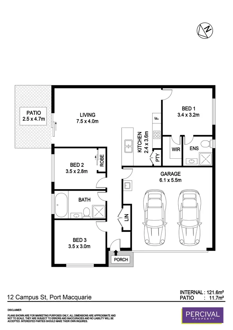 Floorplan of Homely house listing, 12 Campus Street, Thrumster NSW 2444