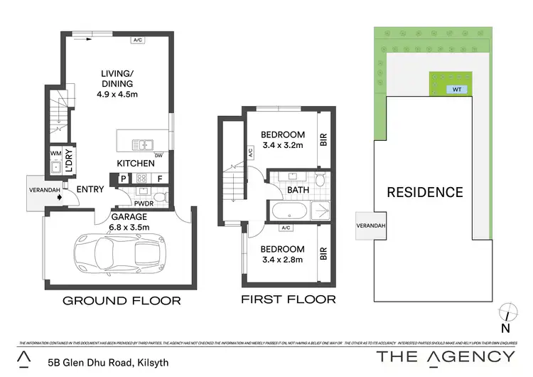 Floorplan of Homely townhouse listing, 5B Glen Dhu Road, Kilsyth VIC 3137