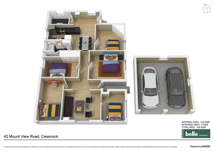 Floorplan of Homely house listing, 42 Mount View Road, Cessnock NSW 2325