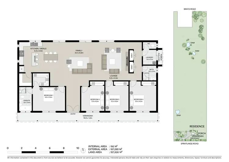 Floorplan of Homely house listing, 451 Spratlings Road, Ross Creek VIC 3351