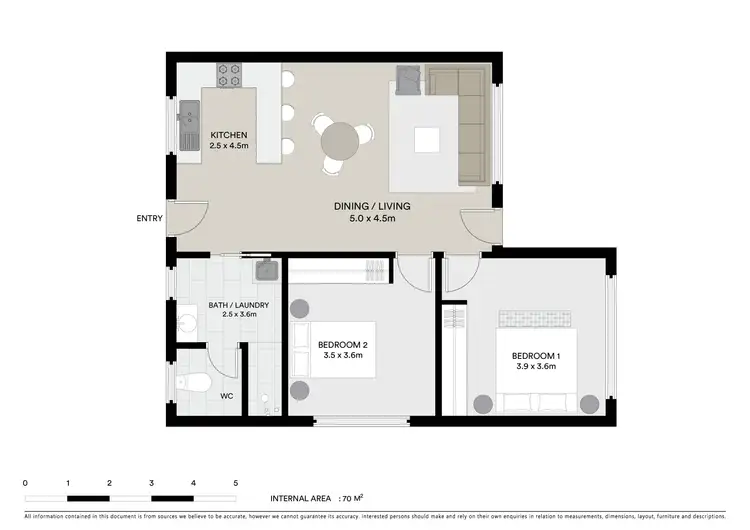 Floorplan of Homely unit listing, 6/1203 Warrenheip Street, Buninyong VIC 3357