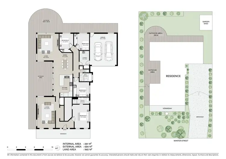 Floorplan of Homely house listing, 105 Winter Street, Buninyong VIC 3357
